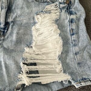 american eagle jean shorts